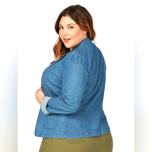 Classic Denim Blazer Vintage - Picture 2 of 4